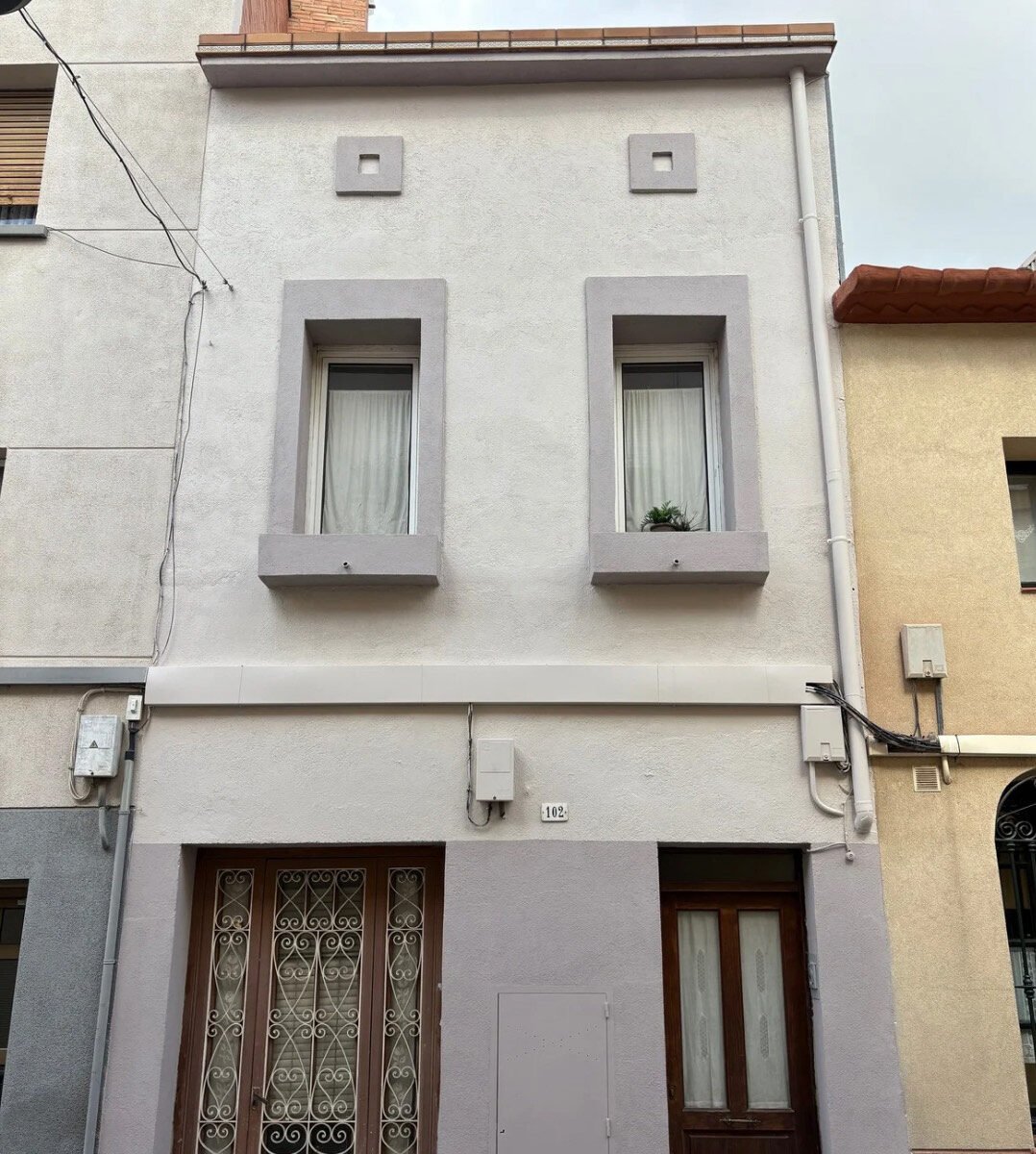 Fachada rehabilitada, resultado final